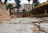 Visita a las excavaciones de la Plaza de la Merced