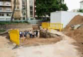 Visita a las excavaciones de la Plaza de la Merced