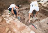 Visita a las excavaciones de la Plaza de la Merced