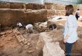 Visita a las excavaciones de la Plaza de la Merced