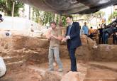 Visita a las excavaciones de la Plaza de la Merced