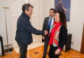 Reuni�n del presidente de Natursport con el alcalde