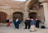Visita del alcalde y el obispo a la Catedral Santa Mar�a la Vieja de Cartagena