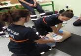 Curso de uso del desfibrilador para voluntarios de Protecci�n Civil
