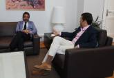 Reuni�n del alcalde con el nuevo consejero de Fomento, Pedro Rivero