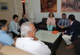 Reuni�n del alcalde con el nuevo consejero de Fomento, Pedro Rivero