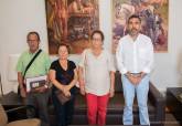 El alcalde recibe a la directiva  de la Asociaci�n de la Memoria Hist�rica