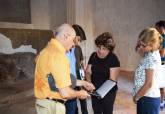 Visita de Manolo Nicols y Carmen Berrocal a comprobar el estado de la Catedral de Cartagena