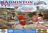 Cartel del XVII Trofeo Carthagineses y Romanos de Bdminton 2016