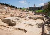 Visita de la vicealcaldesa a las excavaciones del Barrio del Foro del Molinete