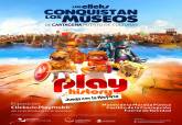 Cartel exposicin Clicks de Playmobil