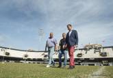 El concejal de deportes en su reciente visita al estadio Cartagonova