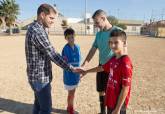 Partido inaugural de la Liga Local de F�tbol Base