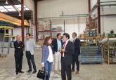 Visita de Ana Beln Castejn a empresas de la comarca para formacin ADLE