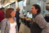 Ana Bel�n Castej�n en el Mercado Gisbert