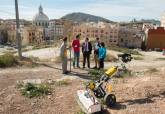 Inicio de los sondeos de georradar en el Monte Sacro