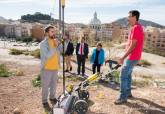 Inicio de los sondeos de georradar en el Monte Sacro