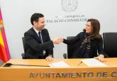 FIRMA de convenio entre Cartagena Puerto de Culturas y el Corte Ingl�s 