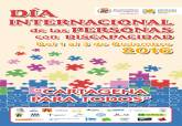 Cartel D�a Internacional de las Personas con discapacidad