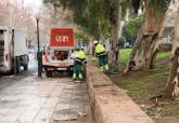 Limpieza de las calles ante la previsin de fuertes lluvias