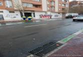 Limpieza de las calles ante la previsin de fuertes lluvias