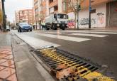 Limpieza de las calles ante la previsin de fuertes lluvias