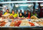 Proyecto Pescados con Arte, en el Mercado Santa Florentina