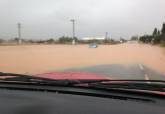 Actuaciones de la Polica Local y Bomberos durante el episodio de fuertes lluvias