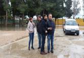 Visita de Ana Bel�n Castej�n y David Mart�nez a los centros escolares afectados por las lluvias