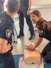 Curso de primeros auxilios para futuros agentes de Polica Local en la ESPAC.