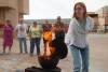 Auxiliares de servicio de la UPCT aprenden en la ESPAC como actuar en caso de incendio
