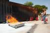 Auxiliares de servicio de la UPCT aprenden en la ESPAC como actuar en caso de incendio