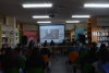 Encuentro de Patricia Reimndez Prieto, finalista del Premio Hace, con alumnos del IES Juan Sebastin Elcano de Cartagena
