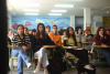 Encuentro de Lucia Carballal, finalista del premio Mandarache, en el IES Pedro Pealver