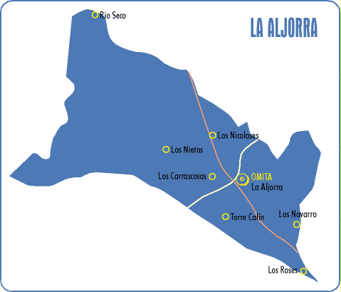 Mapa de La Aljorra