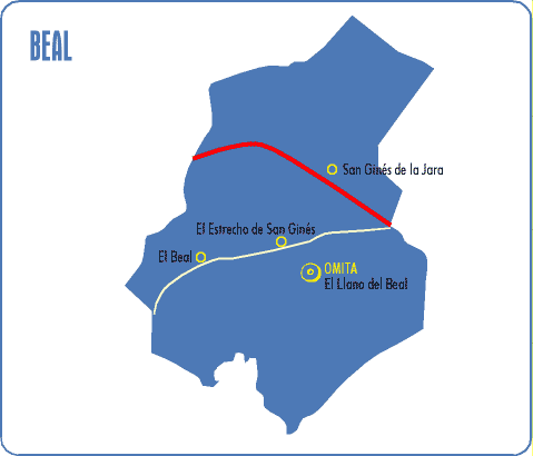 Mapa de El Beal