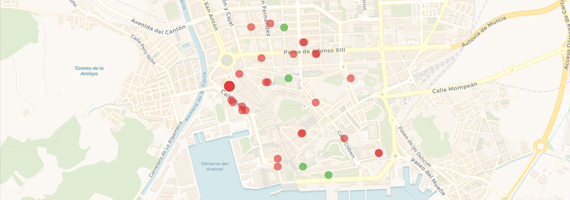 Plazas Estacionamiento Movilidad Reducida con sensor