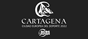 Cartagena Ciudad Europea del Deporte 2022 blanco/negro